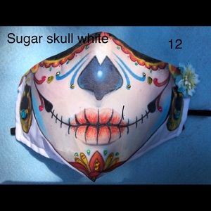 Sugar skull handmade mask
